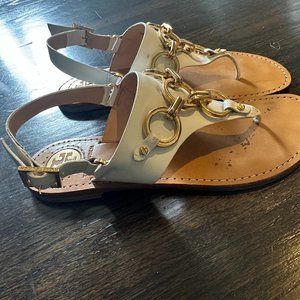 Trina Turk White Sandals Size 8